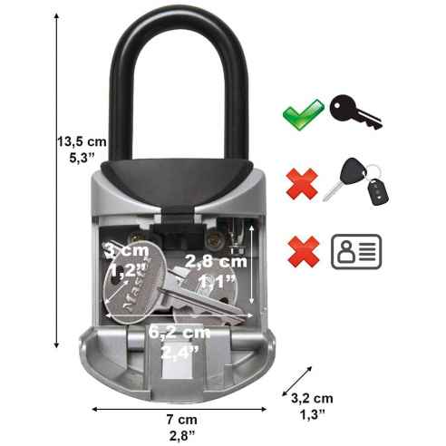 Caja para guardar llaves Masterlock RG-101364