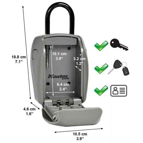 Mini caja de seguridad para llaves Masterlock RG-101374