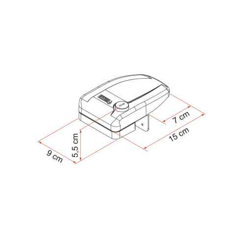 Contenido: juego de un candado Fiamma RG-806054