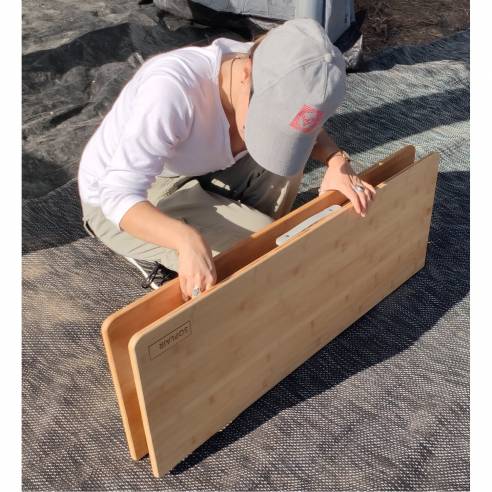 Mesa de camping plegable Maleta modelo Bambou Soplair RG-071898