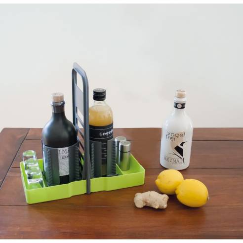 Portabotellas de cocina Verde/Gris Purvario by DÖRR RG-911480