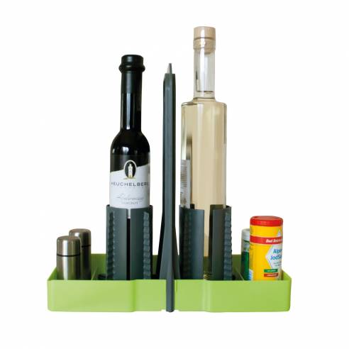 Portabotellas de cocina Verde/Gris Purvario by DÖRR RG-911480