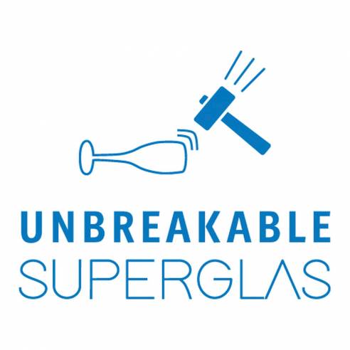 Juego de 2 vasos grandes de agua Superglas Koziol RG-918451