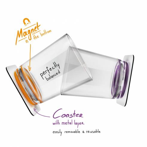 Juego de 6 vasos de agua magnéticos Silwy RG-918461