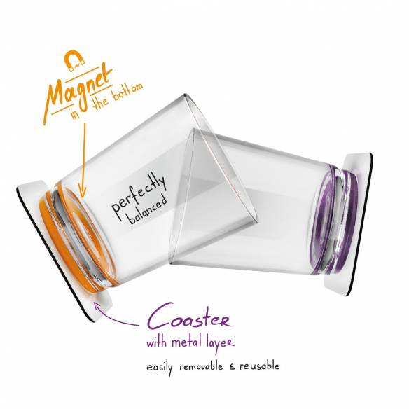 Juego de 6 vasos de agua magnéticos Silwy RG-918461