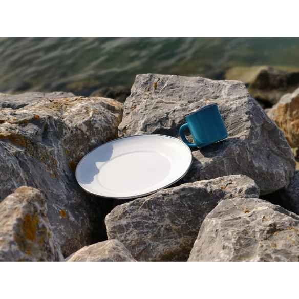 Juego de 4 placas de acero esmaltado Incasa RG-915563