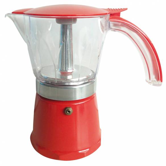 Cafetera italiana roja Incasa RG-912755