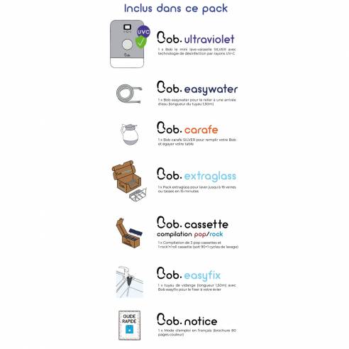 Mini lavavajillas Bob DANN TECH RG-621700