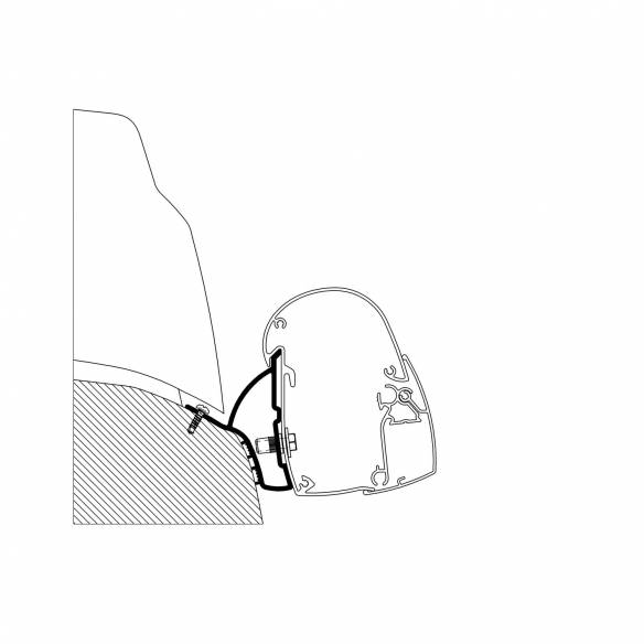 Adaptador de toldo Hymer Car 302 Thule RG-483143