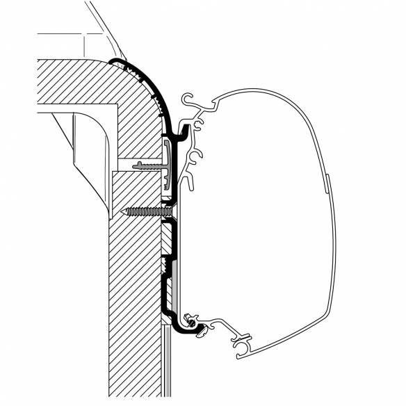Adaptador para toldo Burstner Ixeo Thule RG-484181