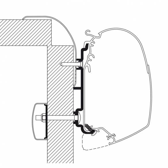 Adaptador de toldo Frankia Thule RG-484109