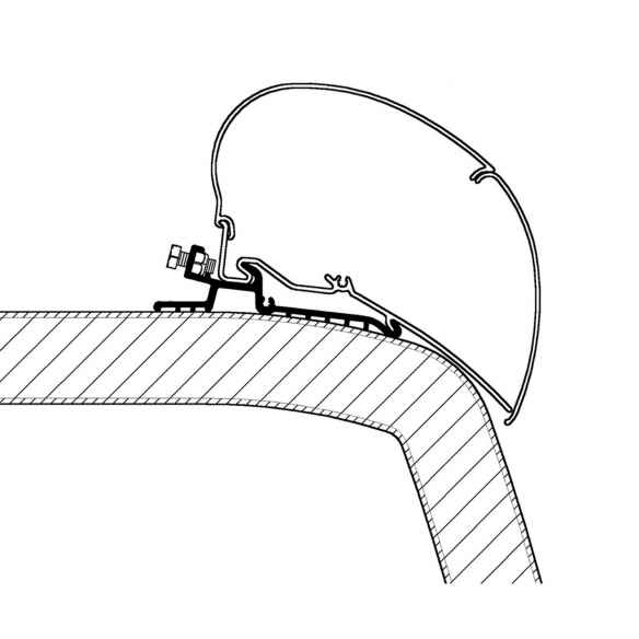 Adaptador de toldo Hymer SX Thule RG-481108