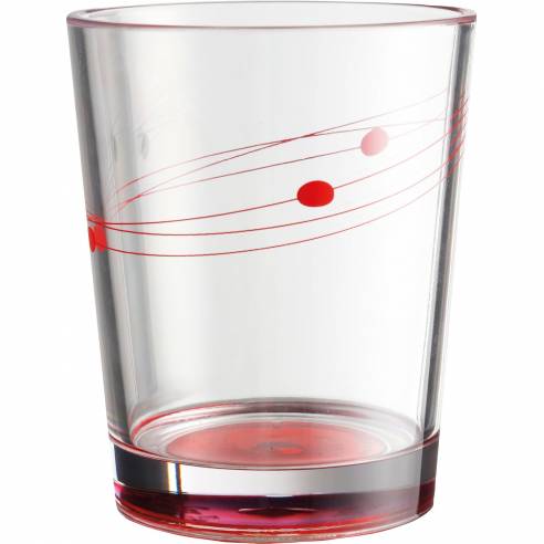 Pack de 4 vasos de mesa Cosmic en material SAN para  RG-911560