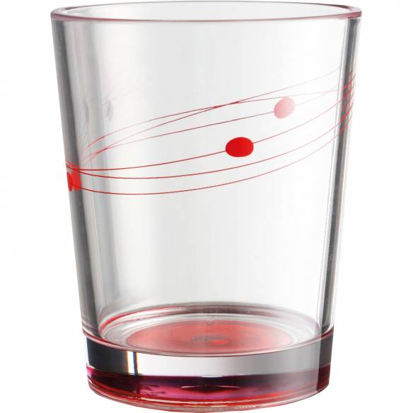 Pack de 4 vasos de mesa Cosmic en material SAN para  RG-911560
