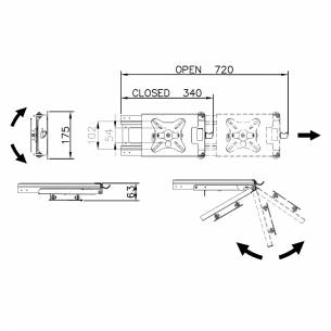 Modelo: extracción lateral Talla L CTA RG-864318 2