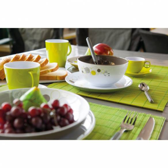 Pack de 12 piezas de platos de melamina para  RG-911590