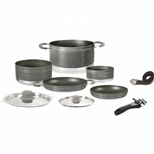 Juego de cocina de aluminio de 8 piezas para caravanas  RG-912599