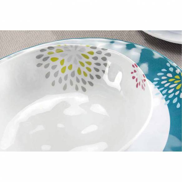 Paquete de 12 piezas de vajilla de melamina Stonetouch  RG-912510