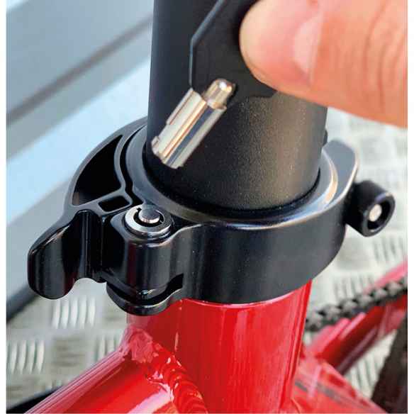 Abrazadera antirrobo para sillín Eovolt RG-145161