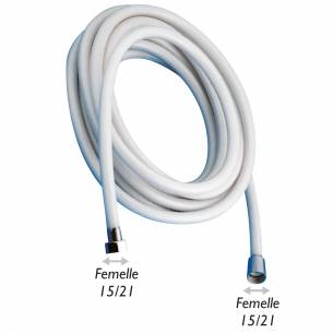 Flexo de ducha con doble rosca hembra 15/21  RG-213972 2