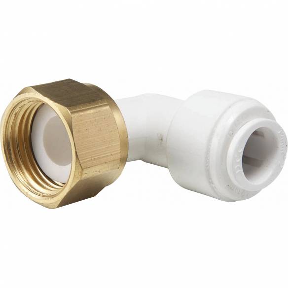 Conector angular hembra tuerca latón diam. 12 mm TREM RG-312999