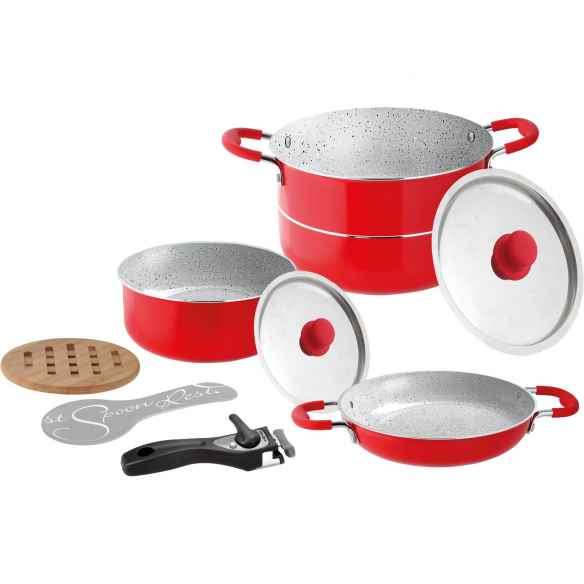 Set de cocina de aluminio de 10 piezas para caravanas  RG-912500