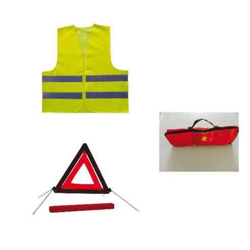 Chaleco de seguridad y kit triángulo de advertencia  RG-101383