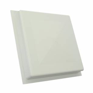 Claraboya blanca Chantal 40x40 cm con tirador y mosquitera - CF12041 