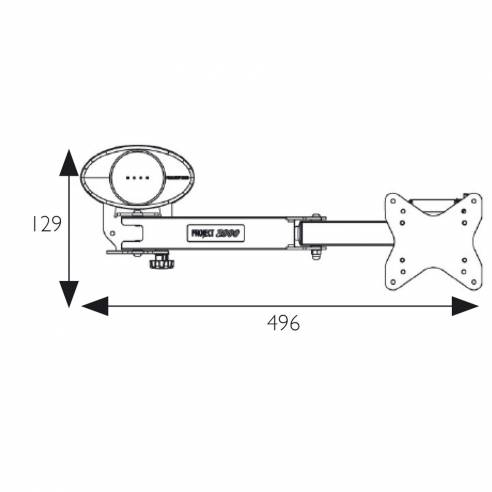 Soporte de TV de 3 articulaciones Project 2000 RG-864392