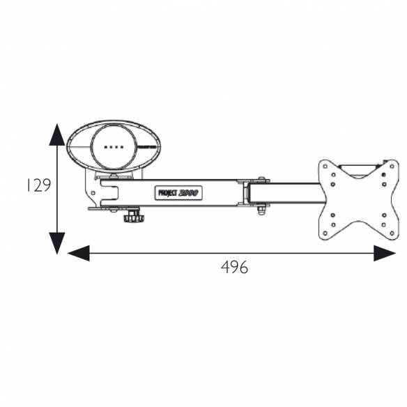 Soporte de TV de 3 articulaciones Project 2000 RG-864392