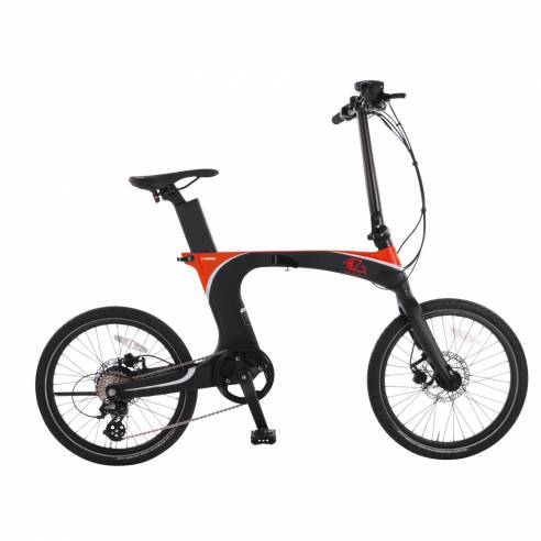 Bicicleta eléctrica plegable de carbono Eza RG-152156