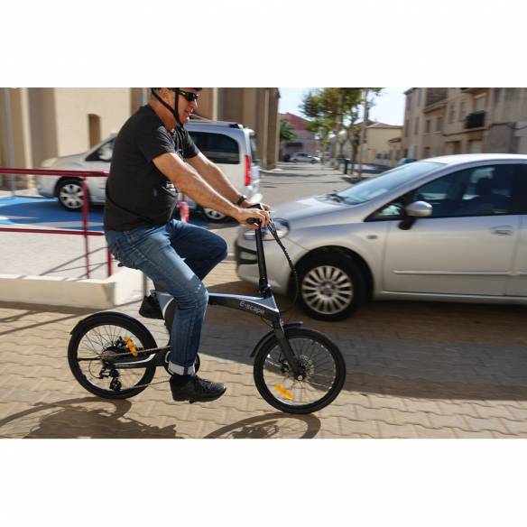 Bicicleta eléctrica plegable de carbono Eza RG-152156