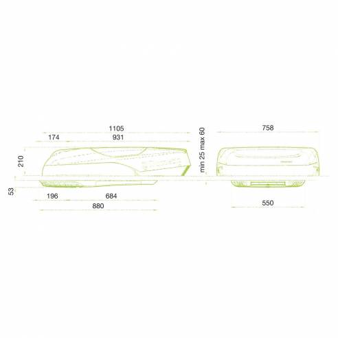 Aire acondicionado Freshlight Dometic RG-181768