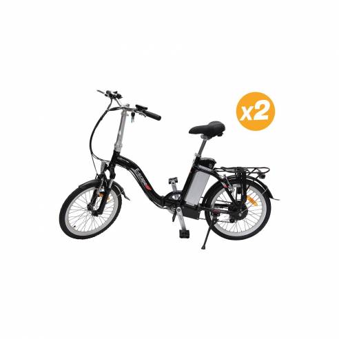 2 bicicletas eléctricas Classic Negro E-scape RG-BQLD1209