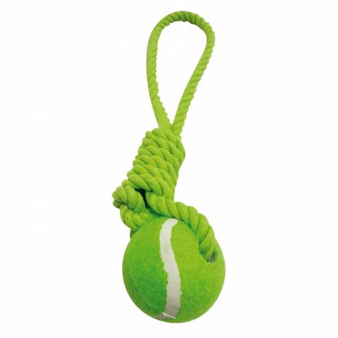 Juego para perros con cuerda y pelota de tenis  RG-919513