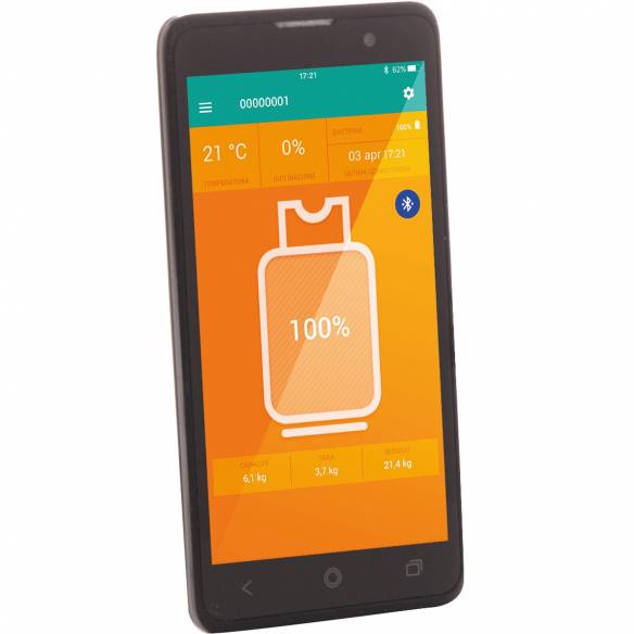 Báscula de control de gas conectada W8 Brunner RG-442435