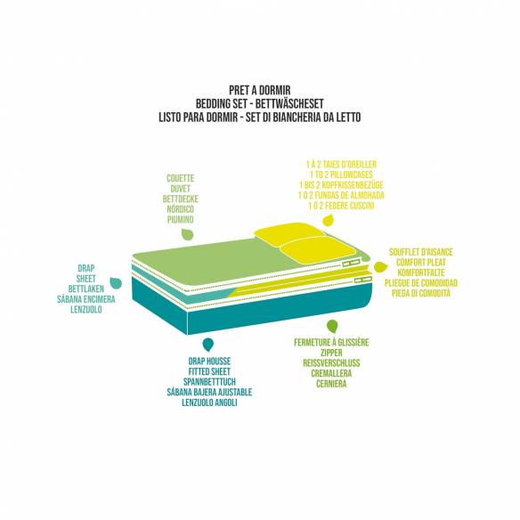 Saco nórdico tropical Incasa RG-668254
