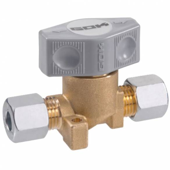 Válvula de conexión de aceituna de 1 vía de 6/8 GOK RG-441145