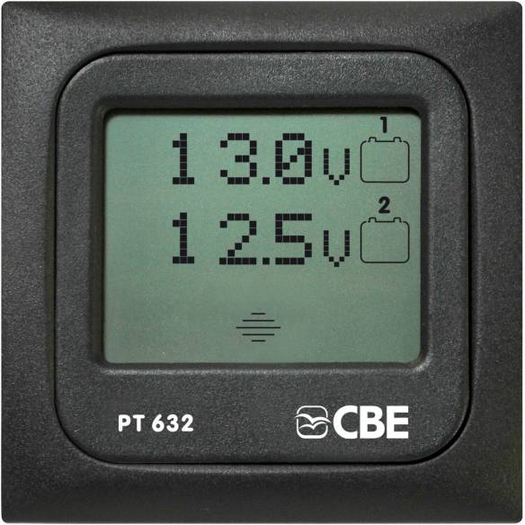 Medidor LCD para comprobar 2 baterías Cbe RG-051192