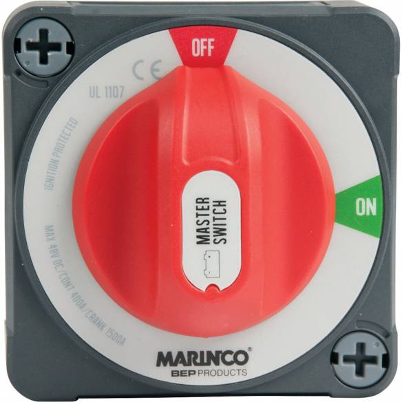 Interruptor de batería 12/24/48 400A IP66 BEP RG-051102