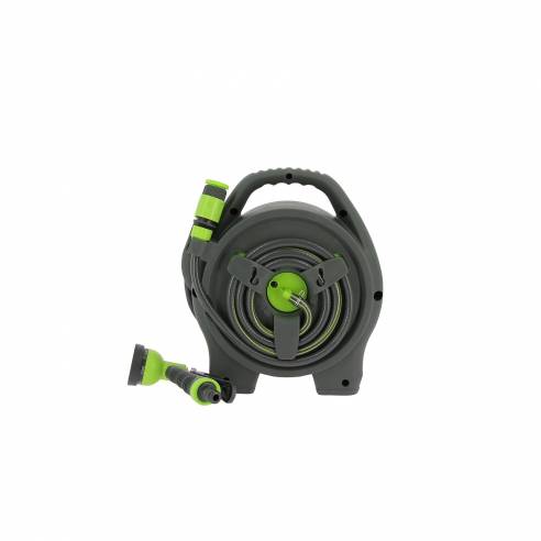 Manguera de agua de 10m con carrete compacto Optima RG-121556