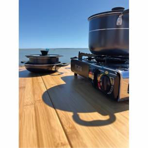 Estufa de gas portátil con 1 fuego Incasa RG-215787 2