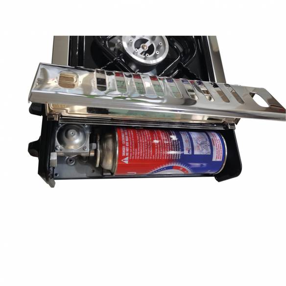 Estufa de gas portátil con 1 fuego Incasa RG-215787