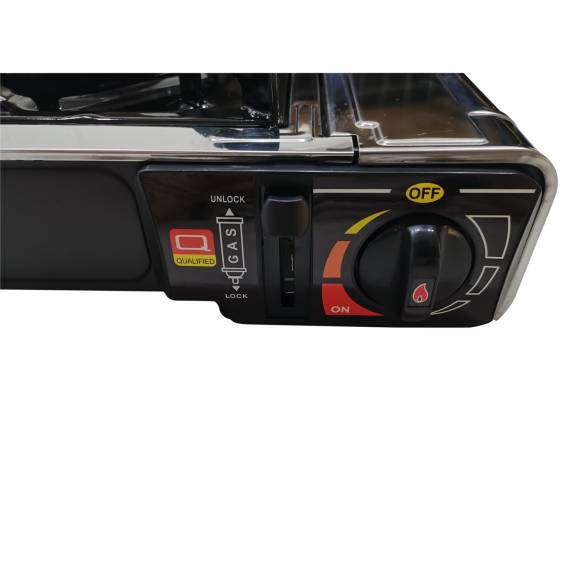 Estufa de gas portátil con 1 fuego Incasa RG-215787