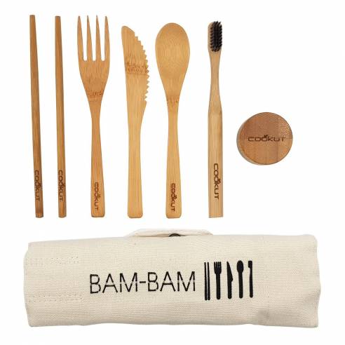 Kit Bam Bam de bambú cero residuos Cookut RG-914579