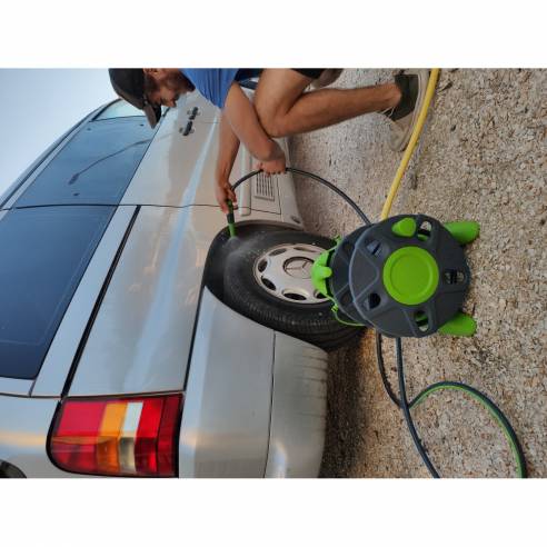 Enrollador de manguera de agua 15m Optima RG-121505