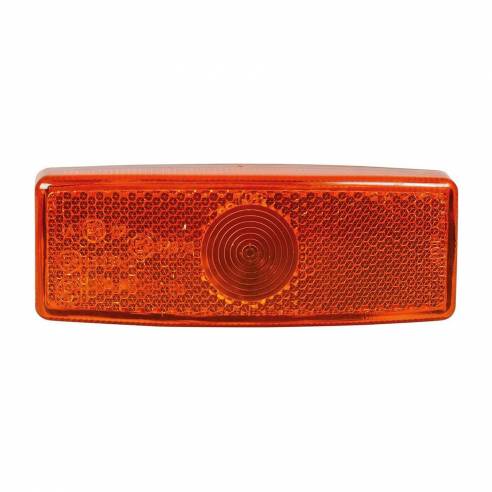 Luz de posición naranja rectangular Hella RG-250184