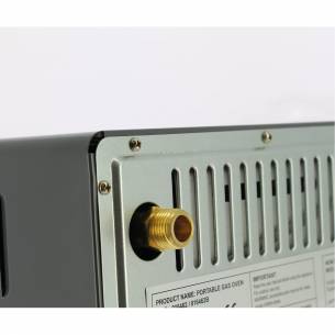 Horno de gas para camping de 1200 vatios Wol RG-215737C 2