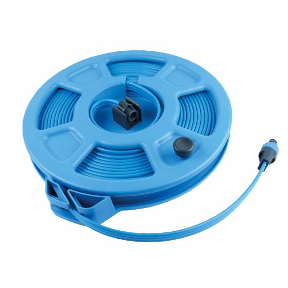 Manguera de agua plana en carrete 15m para Roc line RG-121535C