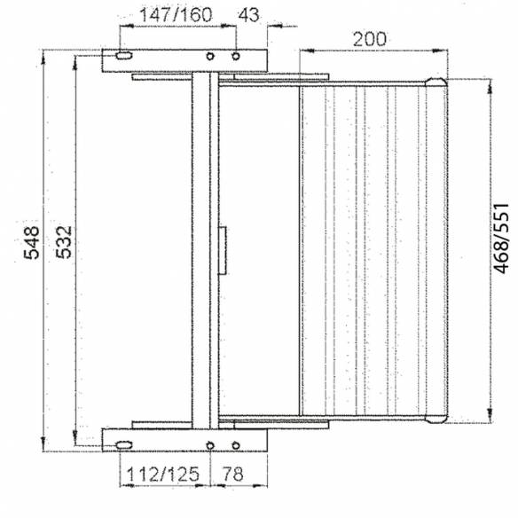 Escalón manual 550 Thule RG-091179